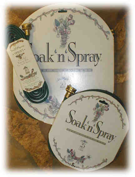 Soak'n'Spray Garden Hose Packaging